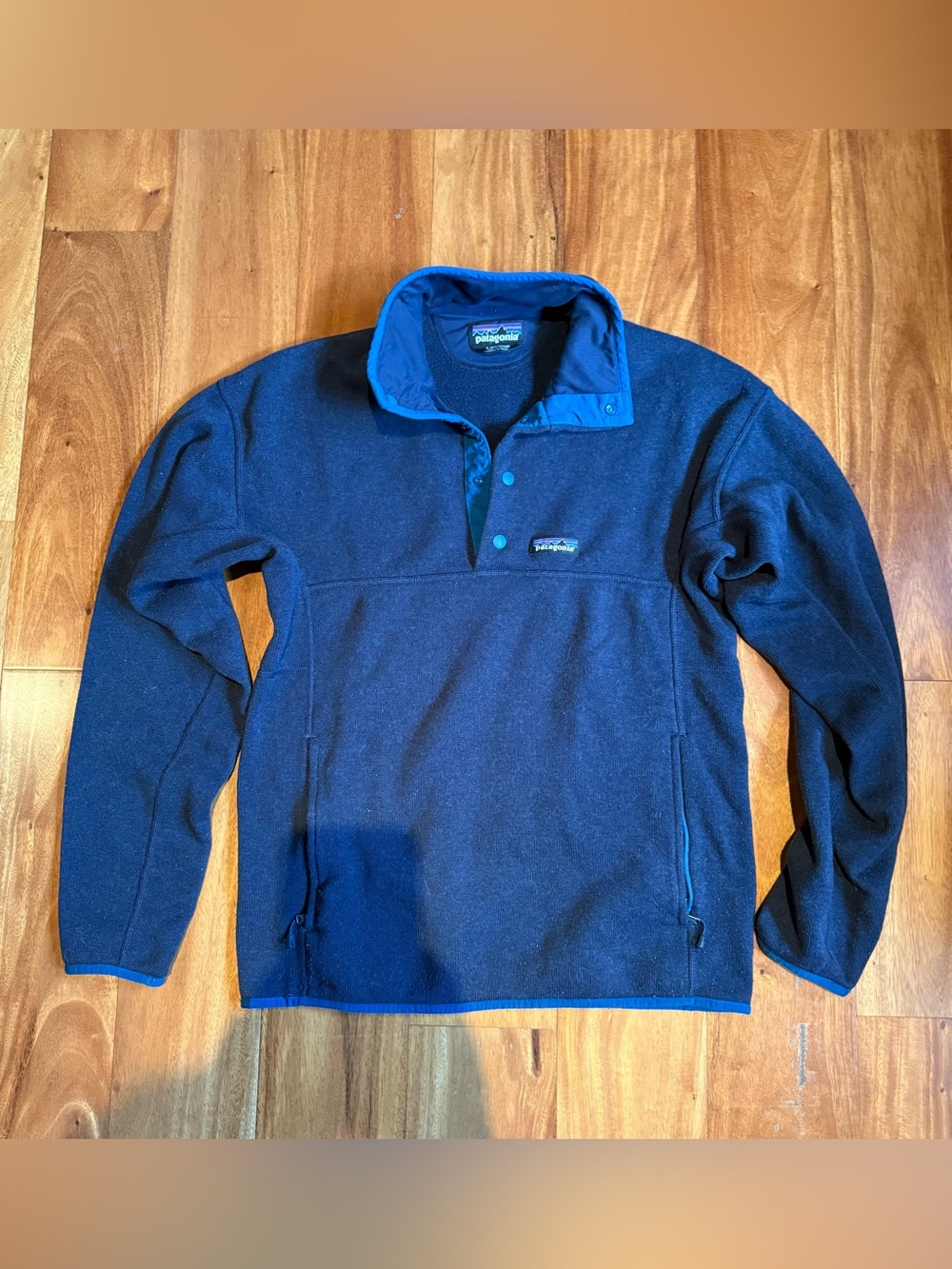 Patagonia Men's Dark Blue Snap-T Fleece Pullover